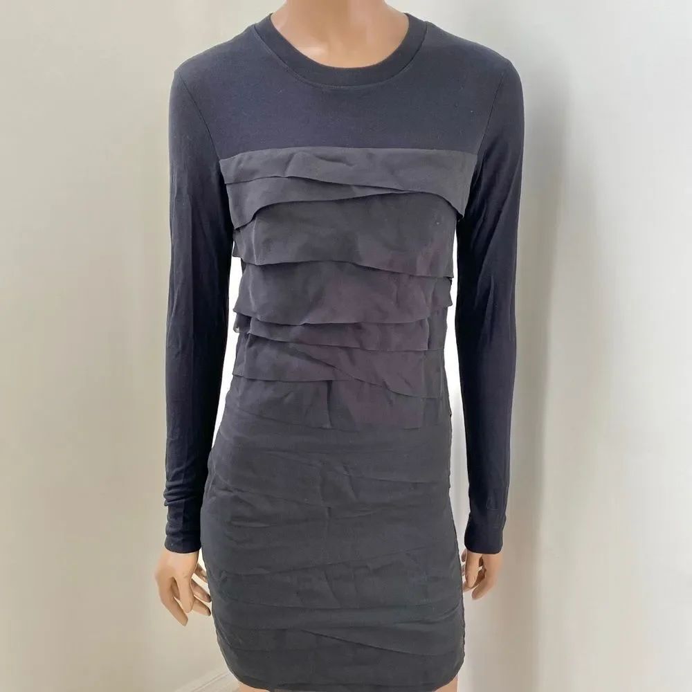 NEW Diane Von Furstenberg ruffles mini dress S